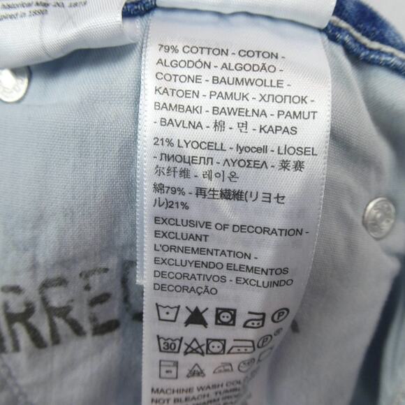 Levi's Premium Dad Utility Jeans Plus Sz 34 Golly Gee Wash Blue Premium Denim - Picture 15 of 16